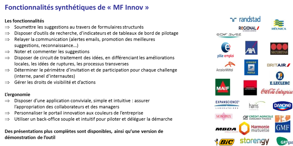ref mf & fonctionnalités